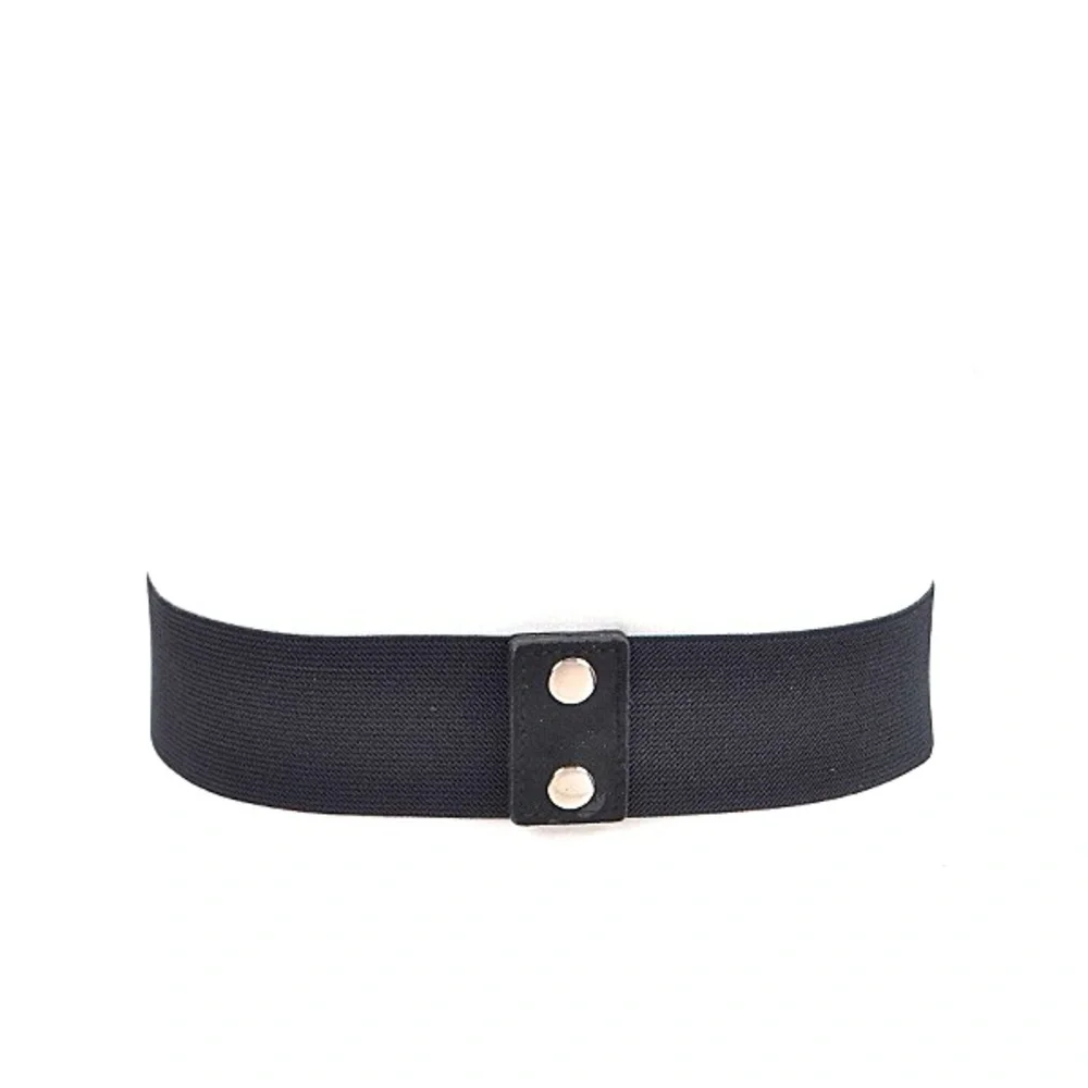 Plus Size Vegan Leather Chain Waist Statement Belt